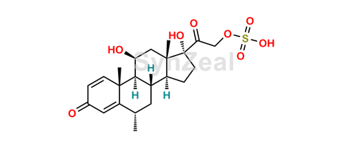 Picture of 6α-Methyl Prednisolone 21-Sulfate Ester
