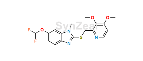 Picture of Pantoprazole Sulfide N-Methyl 6-Difluoromethoxy Analog