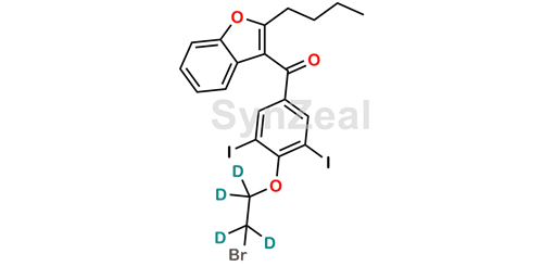Picture of 2-n-Butyl-4-((2-bromoethoxy-d4)-3,5-Diiodobenzoyl)benzofuran