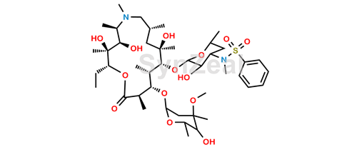 Picture of 3’-N-Demethyl-3’-N- (phenylsulfonyl) azithromycin