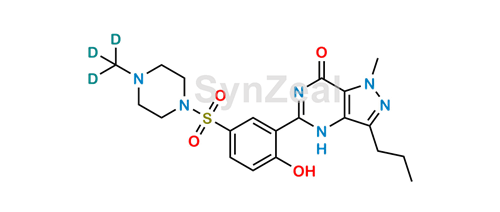 Picture of Desmethyl Sildenafil D3