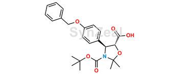 Picture of (4S,5R)-2,2-Dimethyl-4-[4-(phenylmethoxy)phenyl]-3,5-oxazolidinedicarboxylic Acid 3-(1,1-Dimethylethyl) Ester