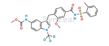 Picture of Decyclopentyl Zafirlukast-d3 Methyl Ester