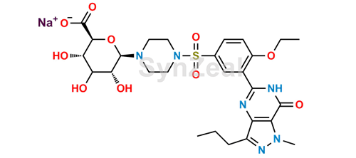 Picture of N-Desmethyl Sildenafil-N-β-D-Glucuronide