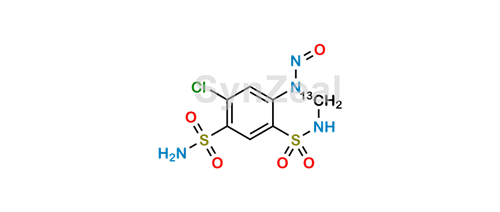 Picture of N-Nitroso Hydrochlorothiazide-13C