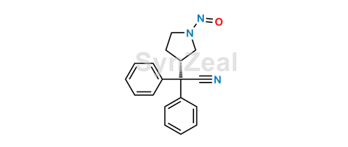 Picture of Darifenacin Cyano Pyrrolidine Nitroso Impurity