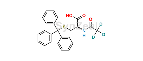 Picture of N-(Scetyl-d3)-S-trityl-L-cysteine