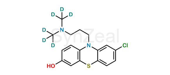 Picture of 7-Hydroxy Chlorpromazine D6 Picture of 7-Hydroxy Chlorpromazine D6