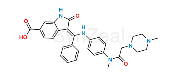 Picture of Nintedanib Carboxylic Acid Picture of Nintedanib Carboxylic Acid
