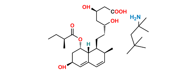 Picture of Pravastatin 1,1,3,3-Tetramethylbutylamine (USP)