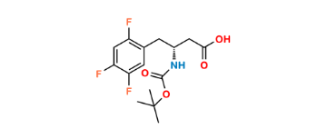 Picture of Sitagliptin N-Boc-Acid Impurity