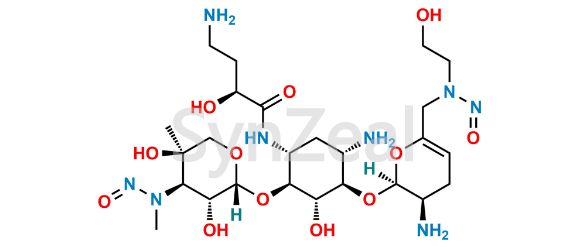 Picture of N-Nitroso Plazomicin Impurity 2
