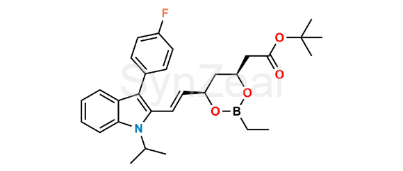 Picture of Fluvastatin Ethyl Boronate Ester Picture of Fluvastatin Ethyl Boronate Ester