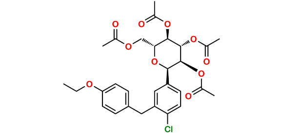 Picture of Dapagliflozin Alpha Isomer Tetraacetate