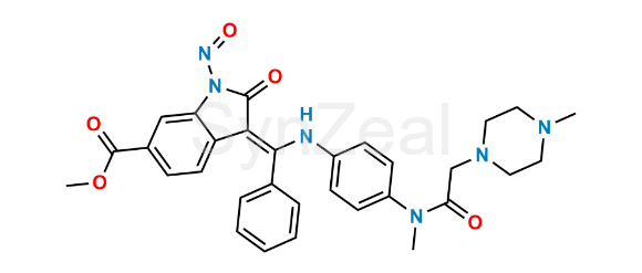 Picture of N-Nitroso Nintedanib Impurity 1 Picture of N-Nitroso Nintedanib Impurity 1
