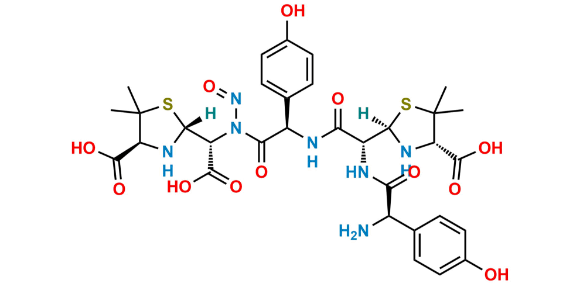 Picture of N-Nitroso Amoxicillin Impurity K (Possibility 3)