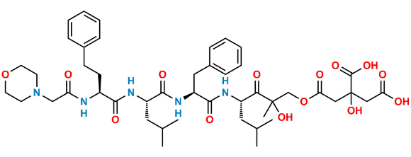 Picture of Carfilzomib Citric Acid Adduct Impurity