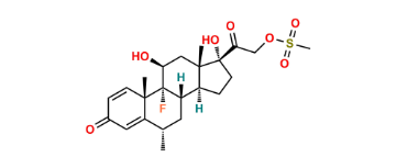 Picture of Fluorometholone 21-Mesyloxy Analog