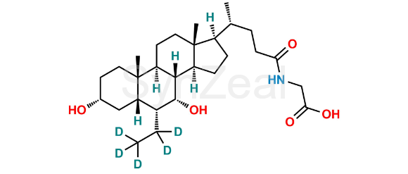 Picture of Glyco obeticholic Acid D5 Picture of Glyco obeticholic Acid D5
