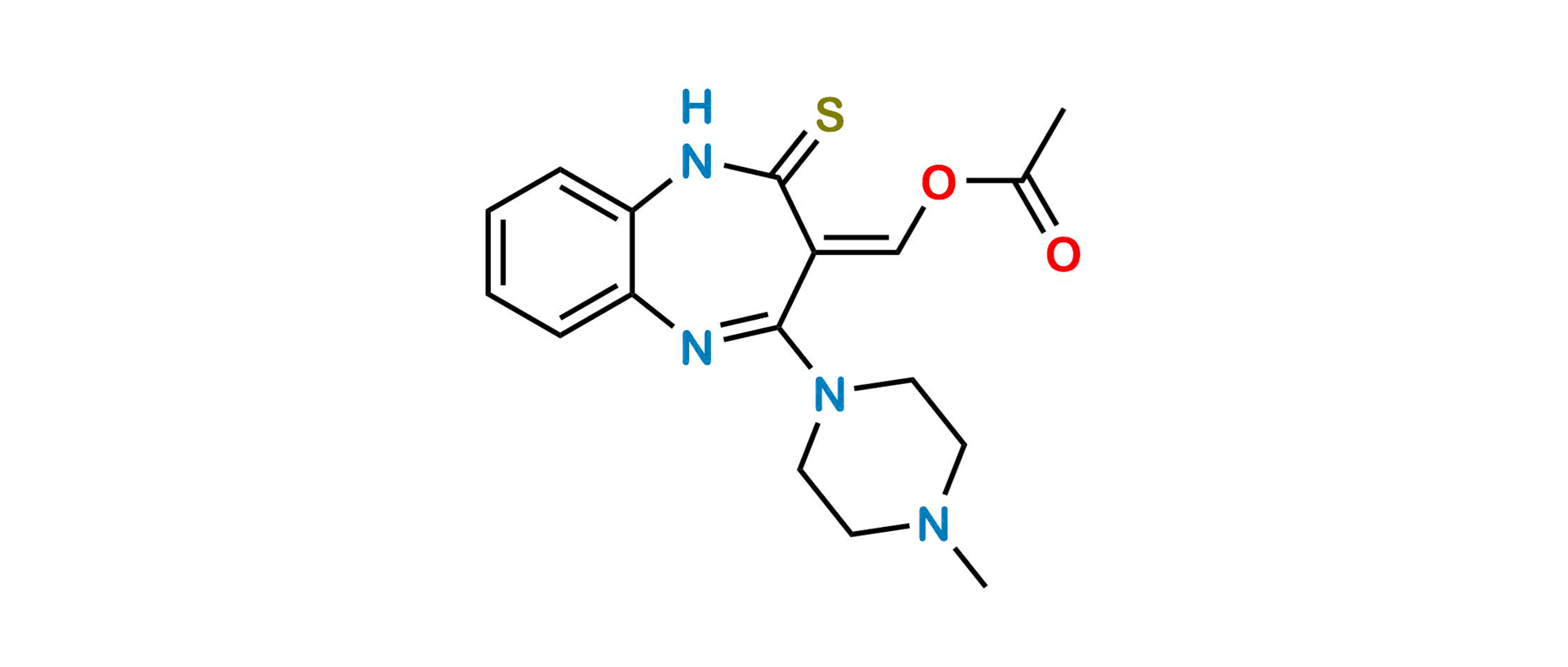 Olanzapine Acetyl Open Ring Analog | 1320360-87-9 | SynZeal