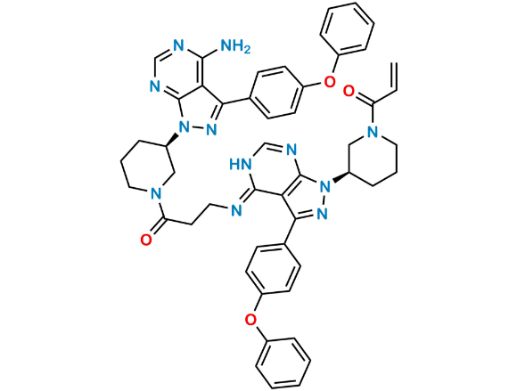 Picture of lbrutinib Di-piperidine Impurity