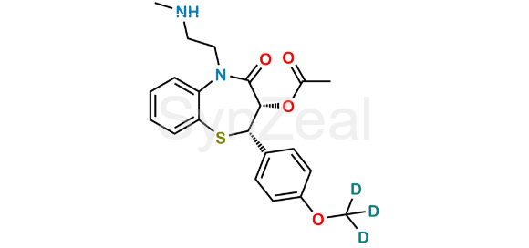 Picture of N-Demethyl Diltiazem D3