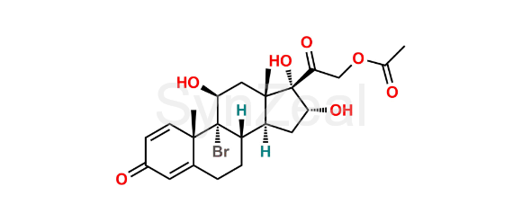 Picture of Dihydroxy Bromo Predinisolone Acetate