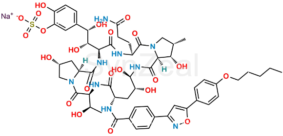 Picture of Des Hydroxy Micafungin Impurity