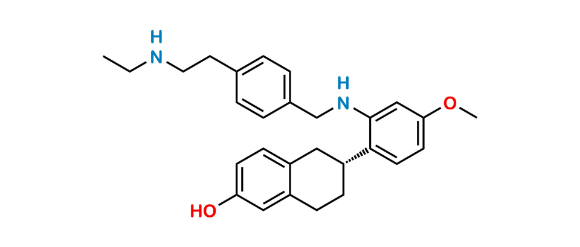 Picture of Elacestrant Desethyl Impurity (Possibility 2)