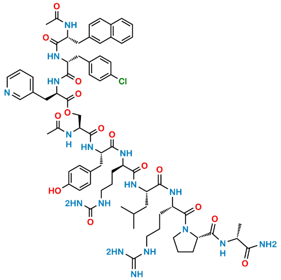 Picture of Cetrorelix Acetate Impurity