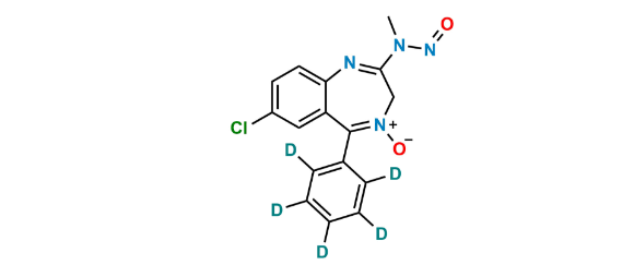 Picture of N-Nitroso Chlordiazepoxide D5