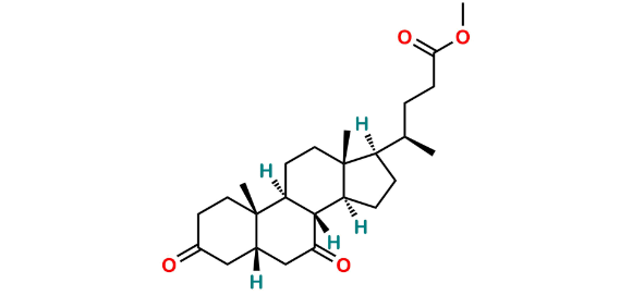Picture of 5β-Cholanic Acid 3,7-Dione Methyl Ester