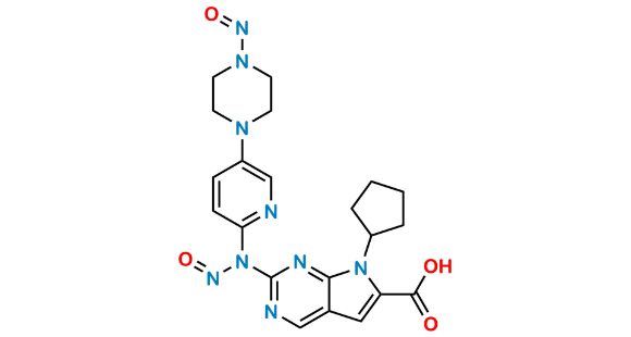 Picture of N,N-DiNitroso Ribociclib Acid Impurity