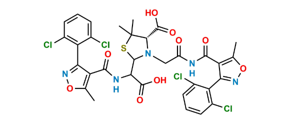 Picture of DCMICAA Adduct of Dicloxacillin Penicilloic Acid