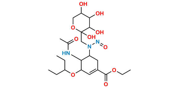 Picture of Oseltamivir Glucose Adduct Nitroso Impurity