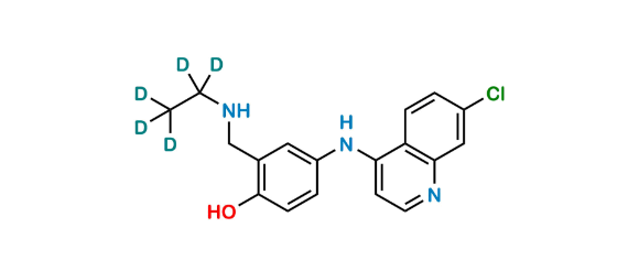 Picture of N-Desethyl Amodiaquine-d5
