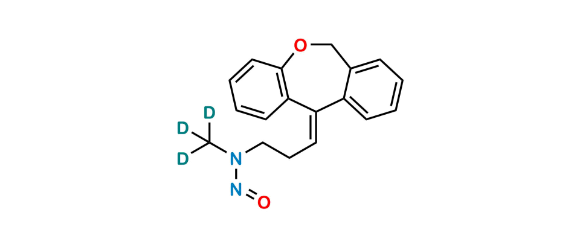 Picture of N-Nitroso N-Desmethyl Doxepin-D3