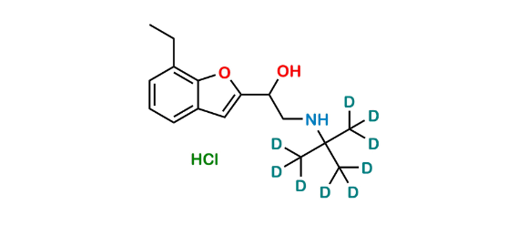 Picture of Bufuralol-D9 Hydrochloride
