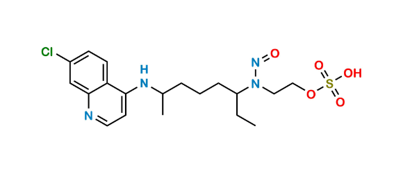 Picture of Hydroxychloroquine Nitroso Impurity 4
