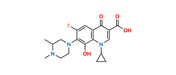 Picture of Gatifloxacin 3,4 Dimethyl Piperazine Impurity