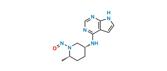 Picture of N-Nitroso Ritlecitinib Des Methyl Vinyl ketone Impurity (Possibility 1)