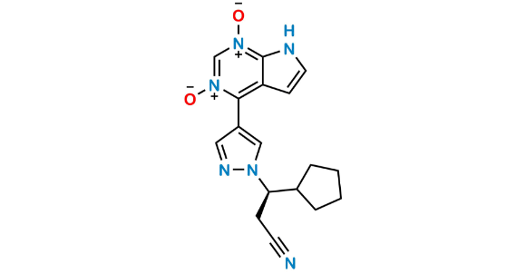 Picture of Ruxolitinib Di N-oxide Impurity