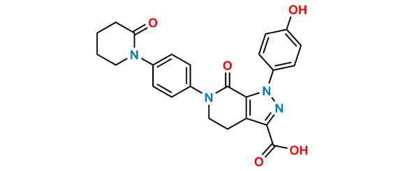 Picture of Apixaban Carboxylic Acid O-Desmethyl Impurity