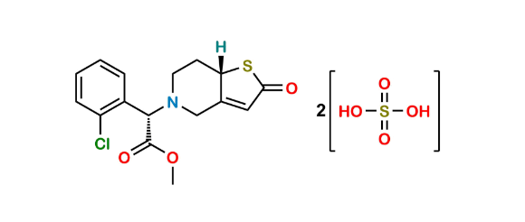 Picture of (7aS,2'S)-2-oxoclopidogrel bisulfate salt