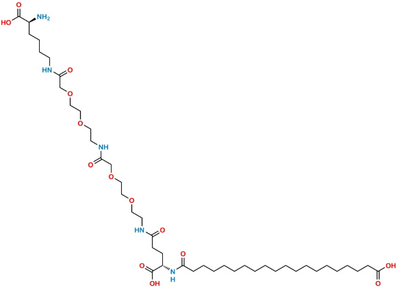 Picture of Lys(Icosanedioic acid-gGlu-AEEA-AEEA)