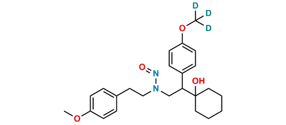 Picture of N-Nitroso Venlafaxine EP Impurity H-D3 (Possibility-2)