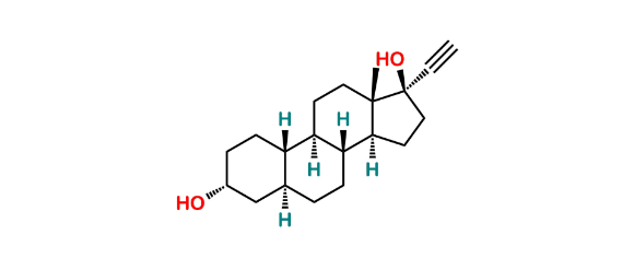 Picture of 3α,5α-Tetrahydronorethisterone