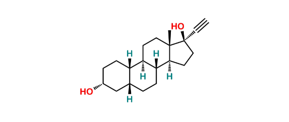 Picture of (3α,5α)-17-ethynylestrane-3,17-diol
