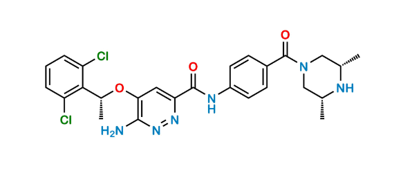 Picture of Ensartinib Desfluoro Impurity
