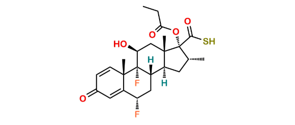 Picture of Fluticasone Carbothioic Acid Impurity